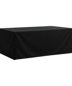 Bolero Rectangular Outdoor Chair and Table Cover Black 3100x1500mm (HW963)