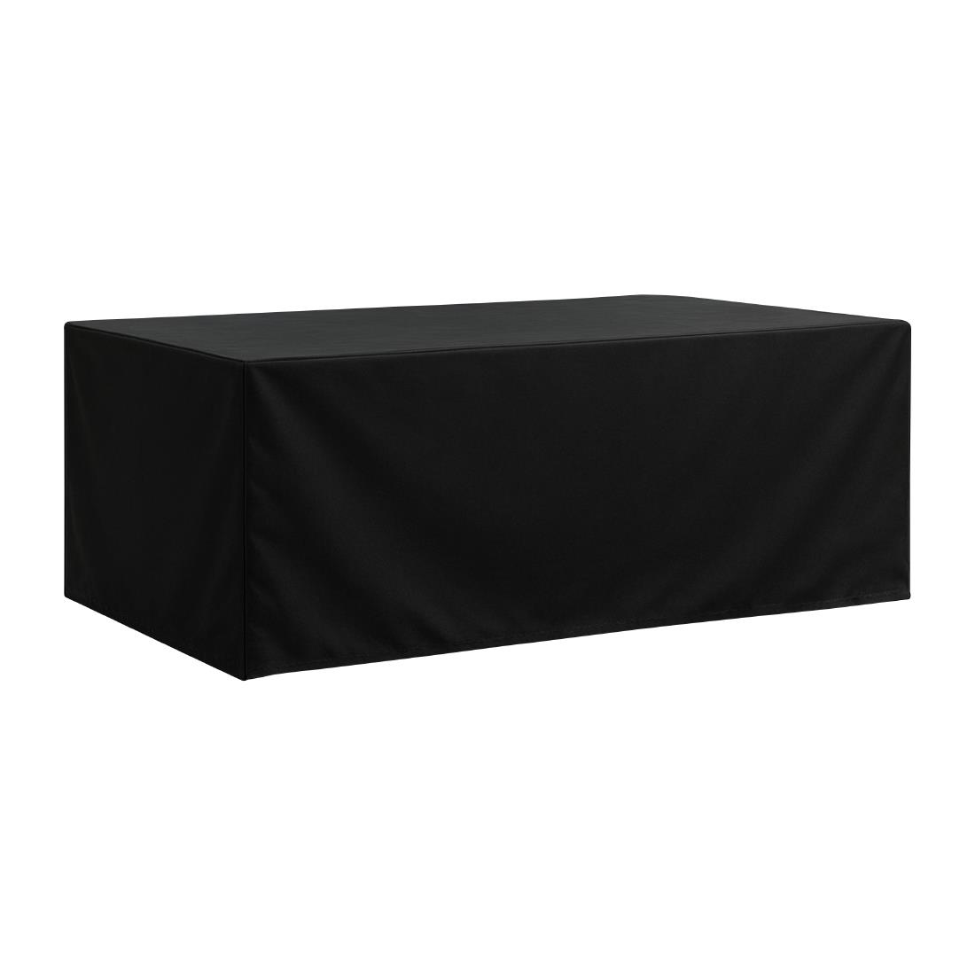 Bolero Rectangular Outdoor Chair and Table Cover Black 3100x1500mm (HW963)