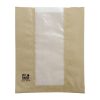 Fiesta Compostable Bread Bags with Glassine Window 266x215x88mm 1000 Pack (HY777)