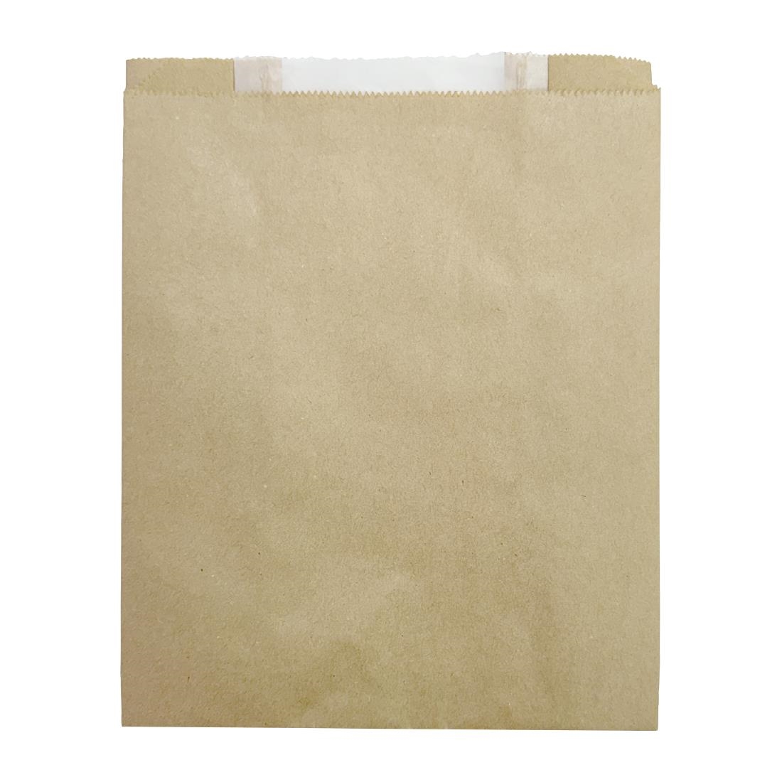Fiesta Compostable Bread Bags with Glassine Window 266x215x88mm 1000 Pack (HY777)