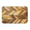 Vogue Chevron Effect Mango Wood Chopping Board Medium (JB124)