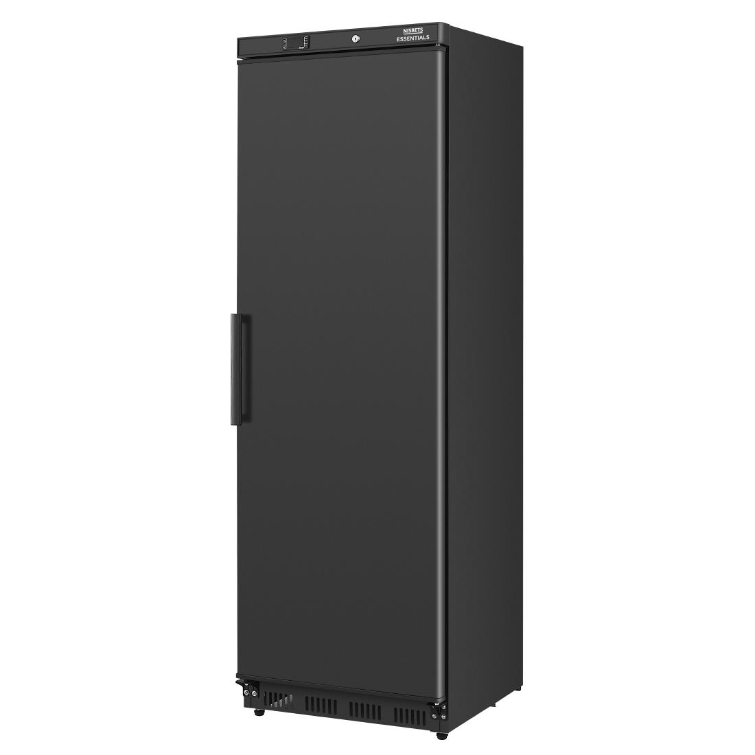 Nisbets Essentials Upright Refrigerator Black 400Ltr (JB198)