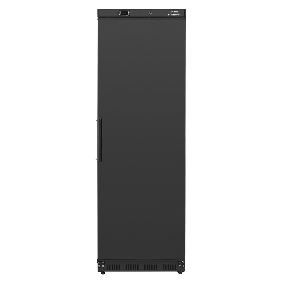 Nisbets Essentials Upright Refrigerator Black 400Ltr (JB198)