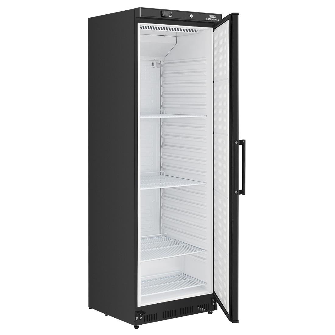 Nisbets Essentials Upright Refrigerator Black 400Ltr (JB198)