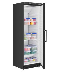 Nisbets Essentials Upright Refrigerator Black 400Ltr (JB198)