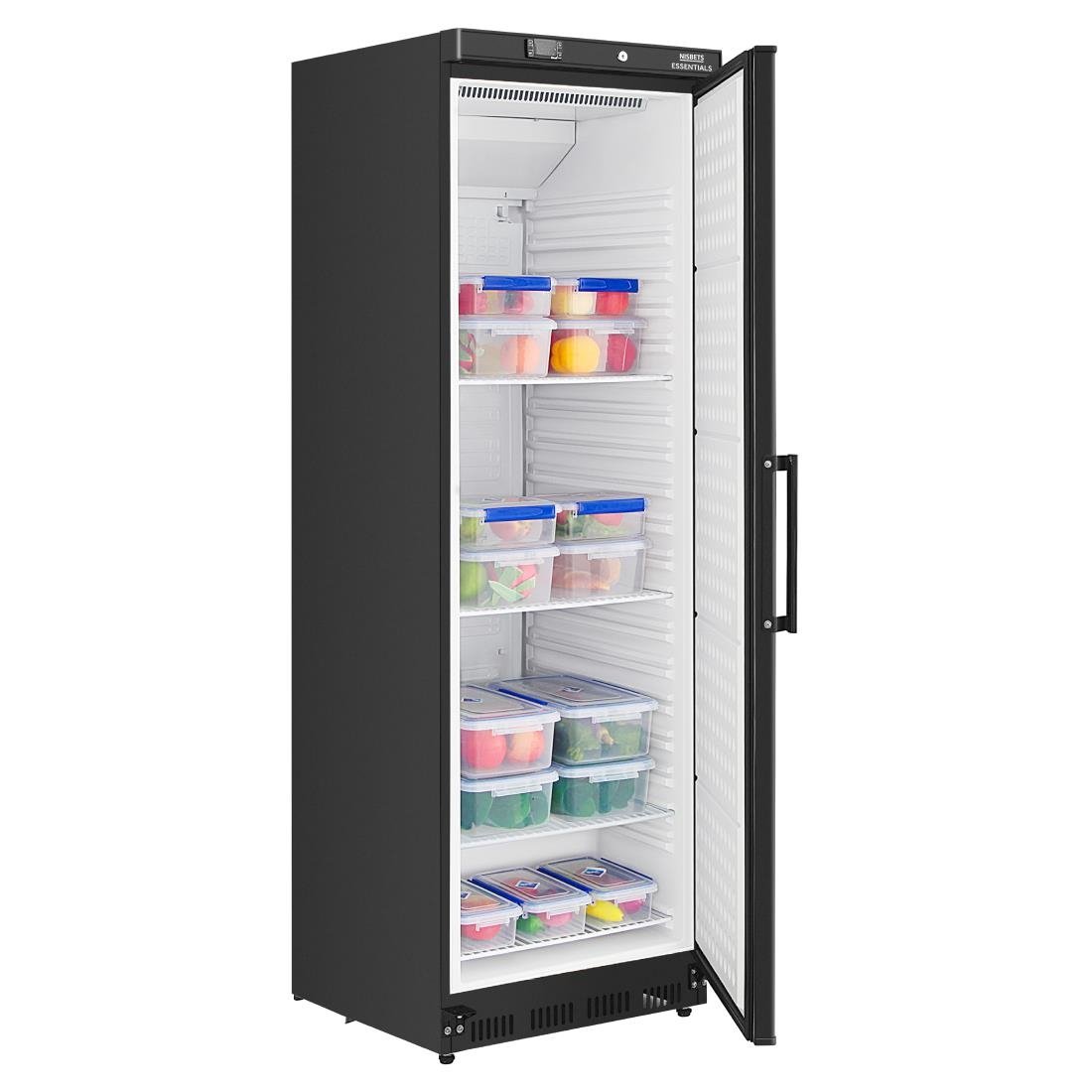 Nisbets Essentials Upright Refrigerator Black 400Ltr (JB198)