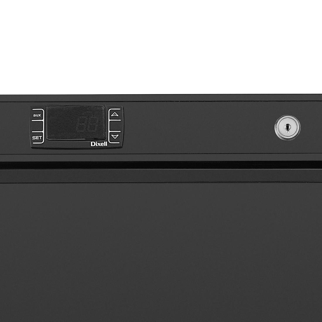 Nisbets Essentials Upright Refrigerator Black 400Ltr (JB198)