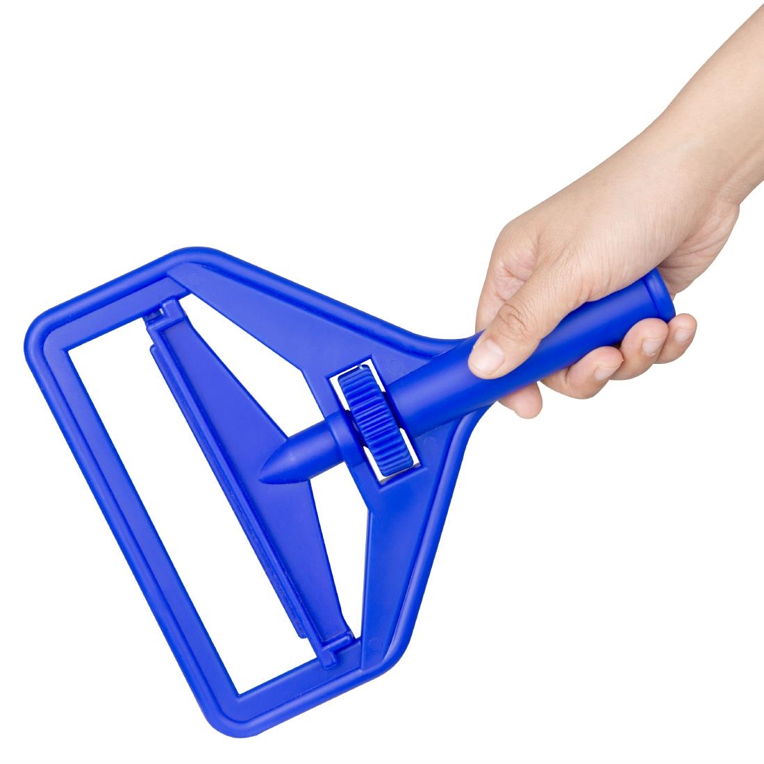 Jantex Connect Wide Kentucky Mop Head Clip Blue (JB531)