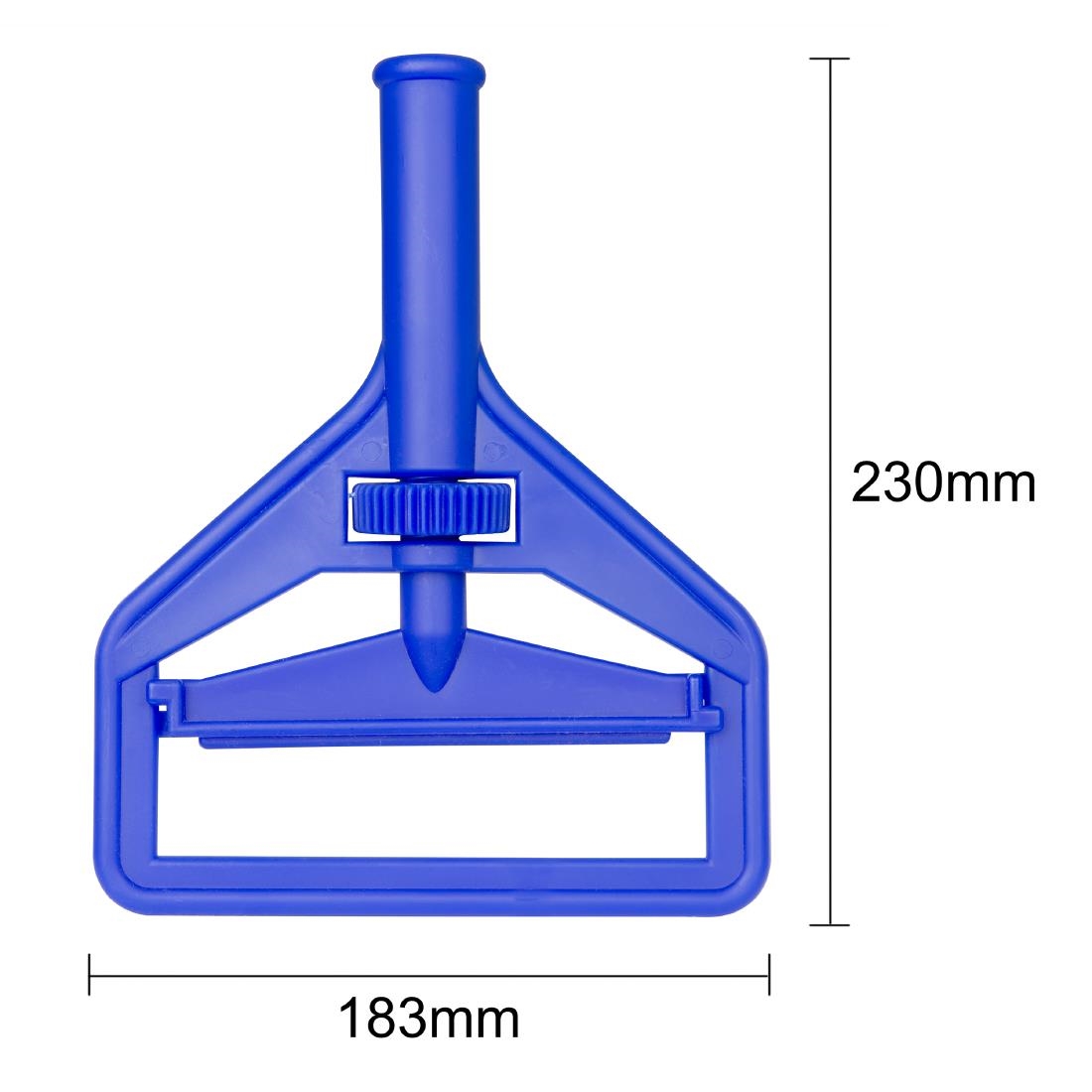 Jantex Connect Wide Kentucky Mop Head Clip Blue (JB531)