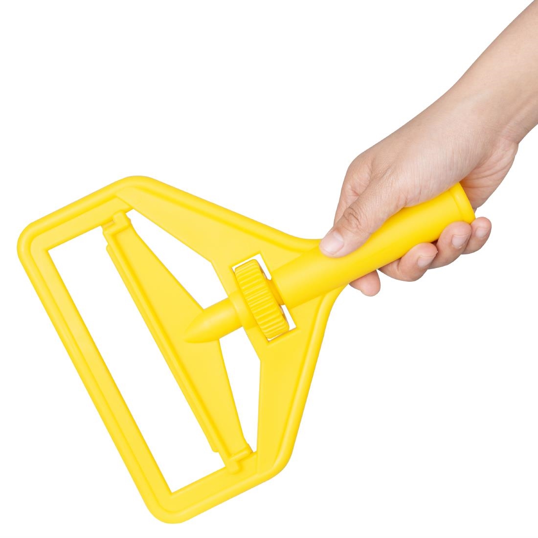 Jantex Connect Wide Kentucky Mop Head Clip Yellow (JB532)