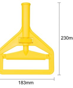 Jantex Connect Wide Kentucky Mop Head Clip Yellow (JB532)