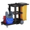 Jantex Mop Bucket and Wringer Set for Cleaning Trolley 2x 12Ltr (JB761)