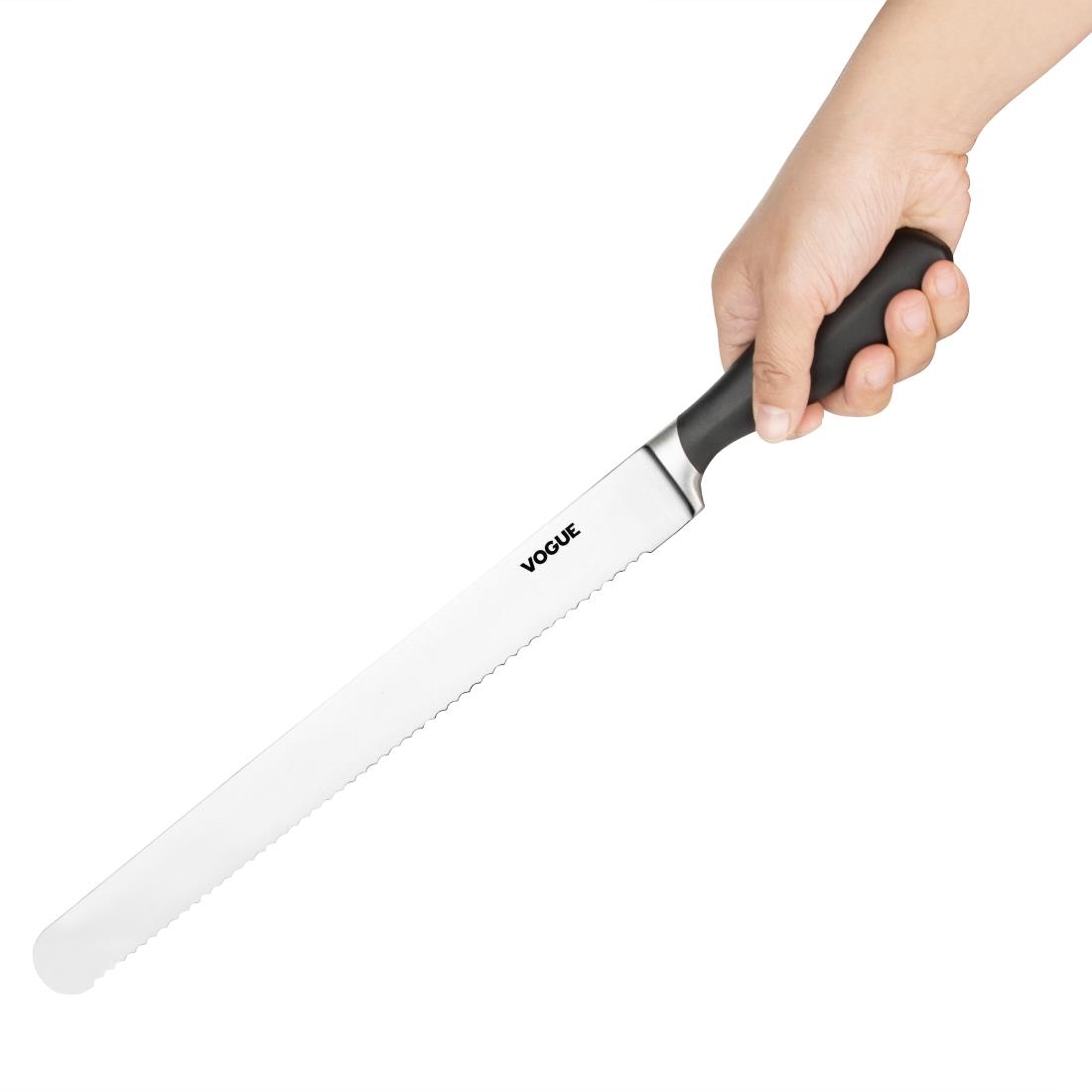 Vogue Soft Grip Serrated Slicer 30cm (JB995)