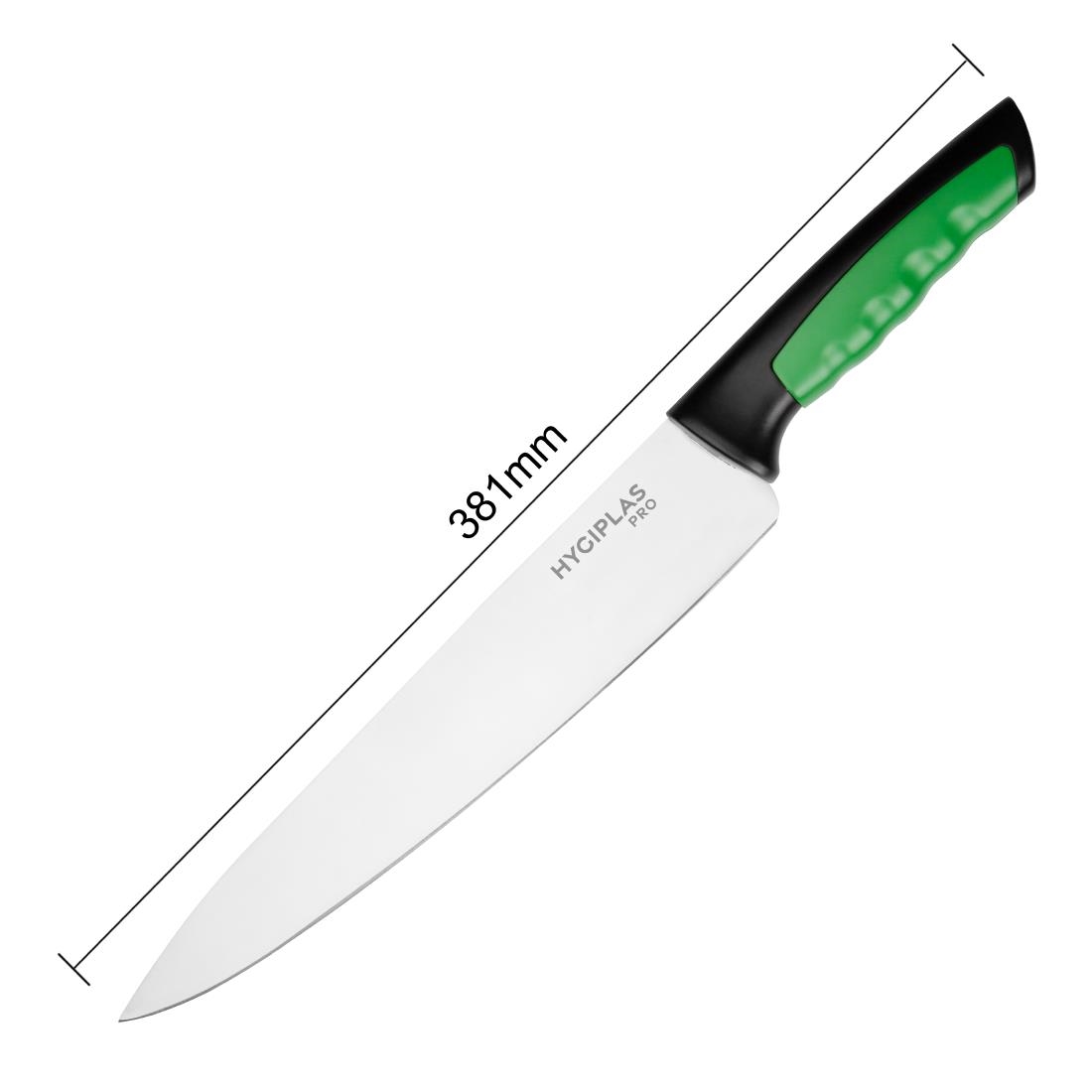 Hygiplas Pro Chef Knife Green 25cm (JD211)