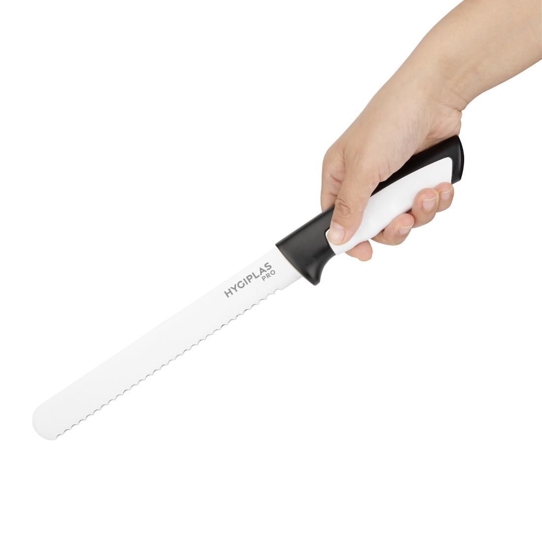Hygiplas Pro Bread Knife White 20cm (JD216)