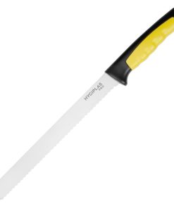 Hygiplas Pro Slicer Serrated Knife Yellow 25cm (JD218)