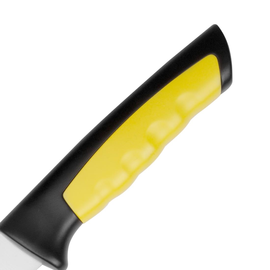 Hygiplas Pro Slicer Serrated Knife Yellow 25cm (JD218)
