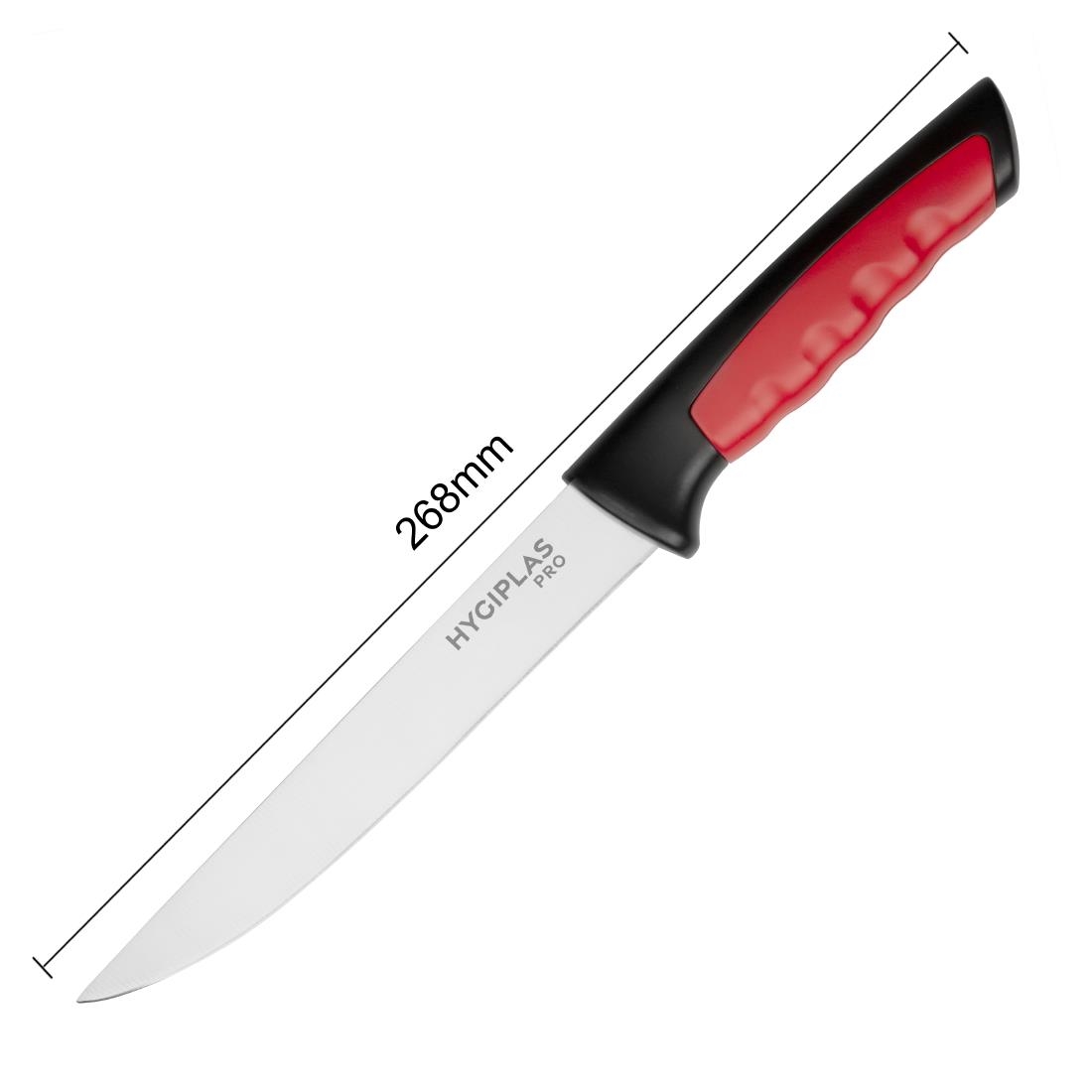 Hygiplas Pro Boning Knife Red 15cm (JD221)