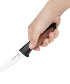 Hygiplas Pro Paring Knife Brown 8.5cm (JD227)