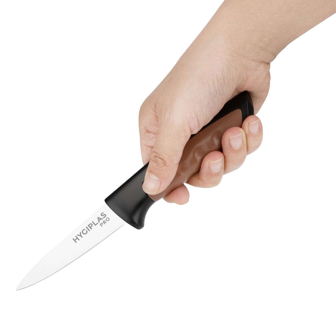 Hygiplas Pro Paring Knife Brown 8.5cm (JD227)