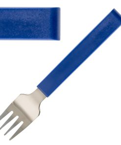 Amefa Select Straight Dessert Forks Blue 12 Pack (JD240)