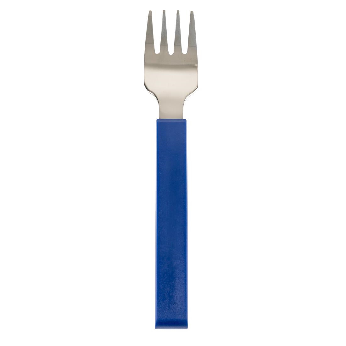 Amefa Select Straight Dessert Forks Blue 12 Pack (JD240)