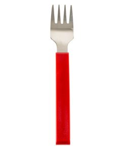 Amefa Select Straight Dessert Forks Red 12 Pack (JD241)