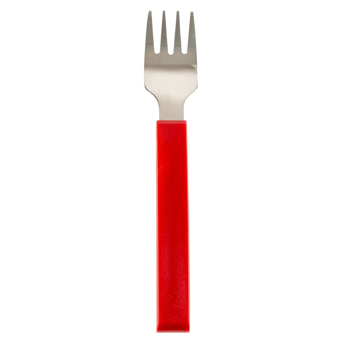 Amefa Select Straight Dessert Forks Red 12 Pack (JD241)