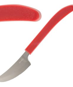 Amefa Select Straight Dessert Knives Red 12 Pack (JD253)
