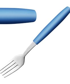 Amefa PIXEL Dessert Forks Blue 12 Pack (JD268)