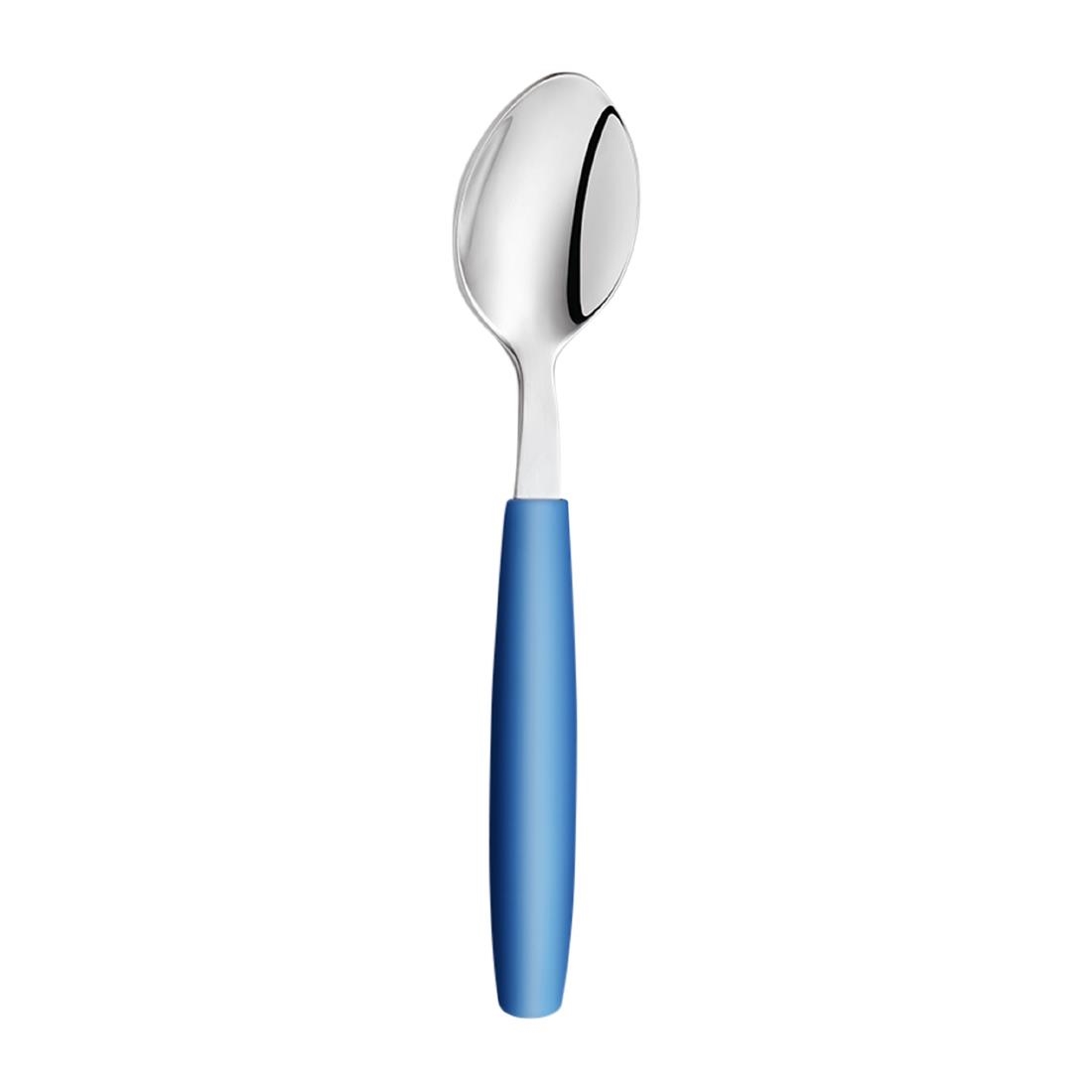 Amefa PIXEL Dessert Spoons Blue 12 Pack (JD269)
