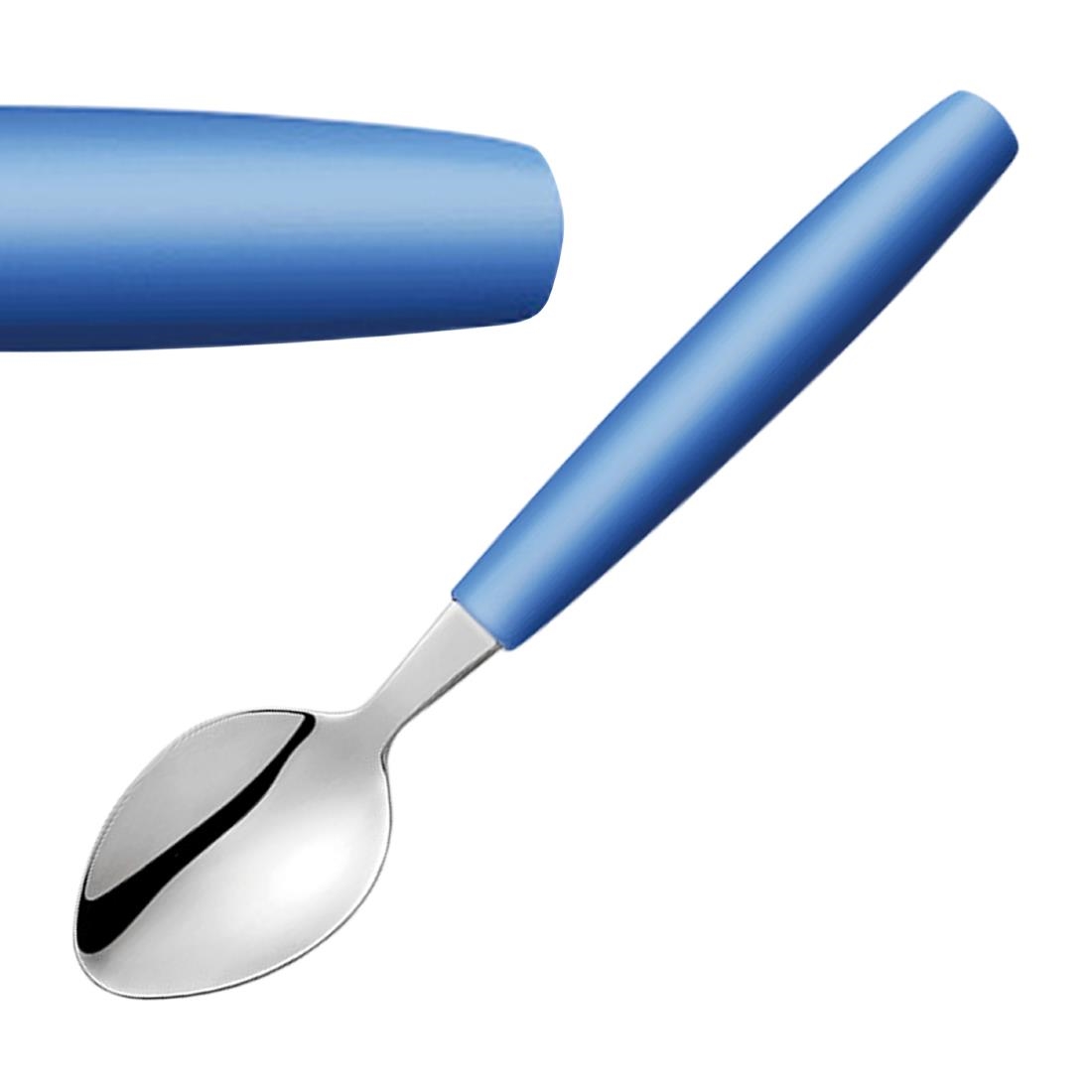 Amefa PIXEL Medium Teaspoons Blue 12 Pack (JD270)