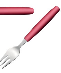 Amefa PIXEL Cake Forks Red 12 Pack (JD279)