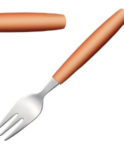 Amefa PIXEL Cake Forks Orange 12 Pack (JD287)