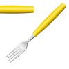 Amefa PIXEL Table Forks Yellow 12 Pack (JD289)