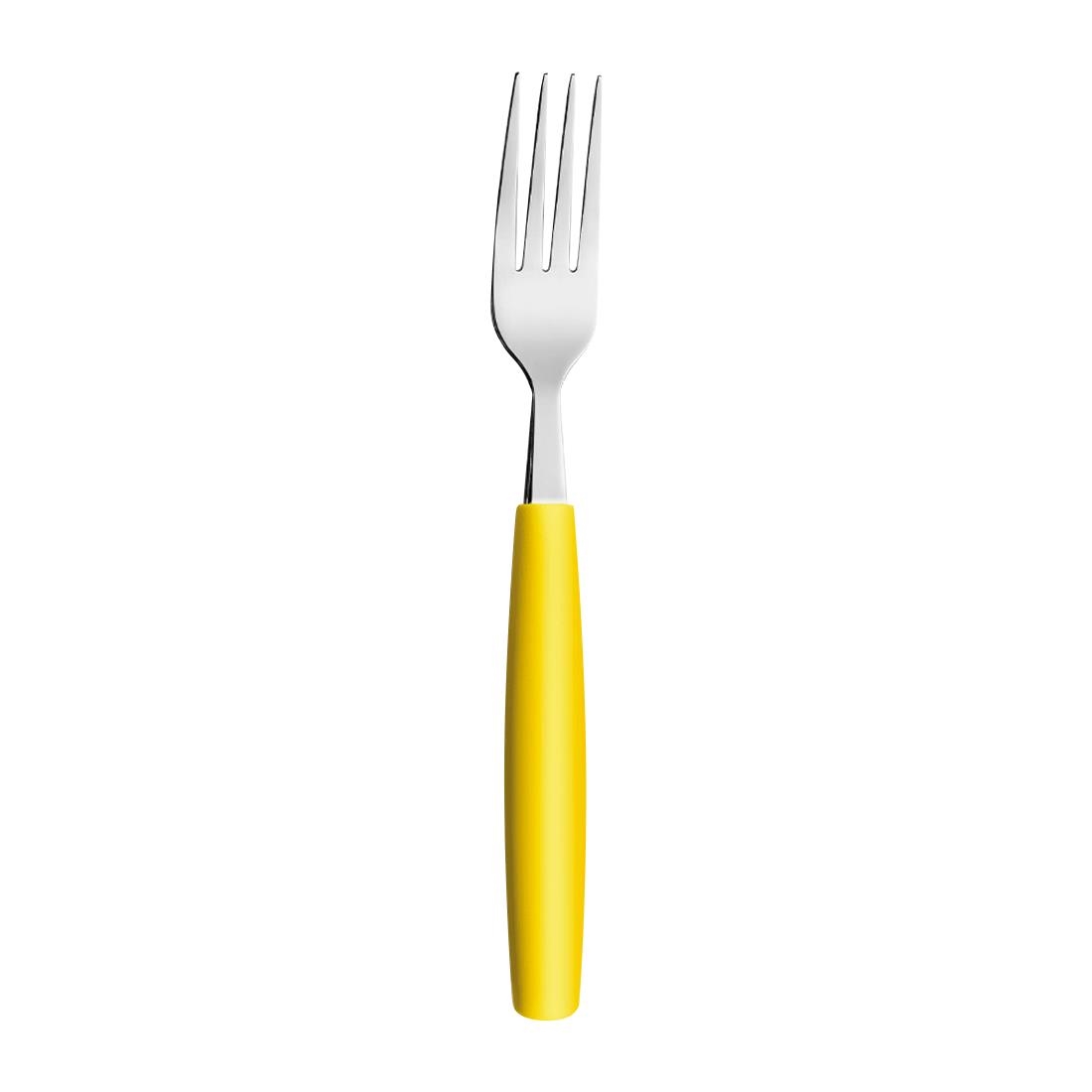 Amefa PIXEL Table Forks Yellow 12 Pack (JD289)