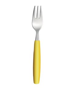 Amefa PIXEL Cake Forks Yellow 12 Pack (JD295)