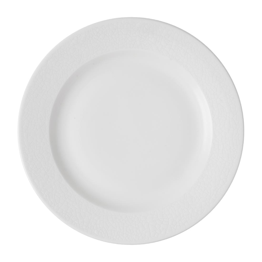 Churchill Viana Footed Plates 261mm White 12 Pack (JF603)