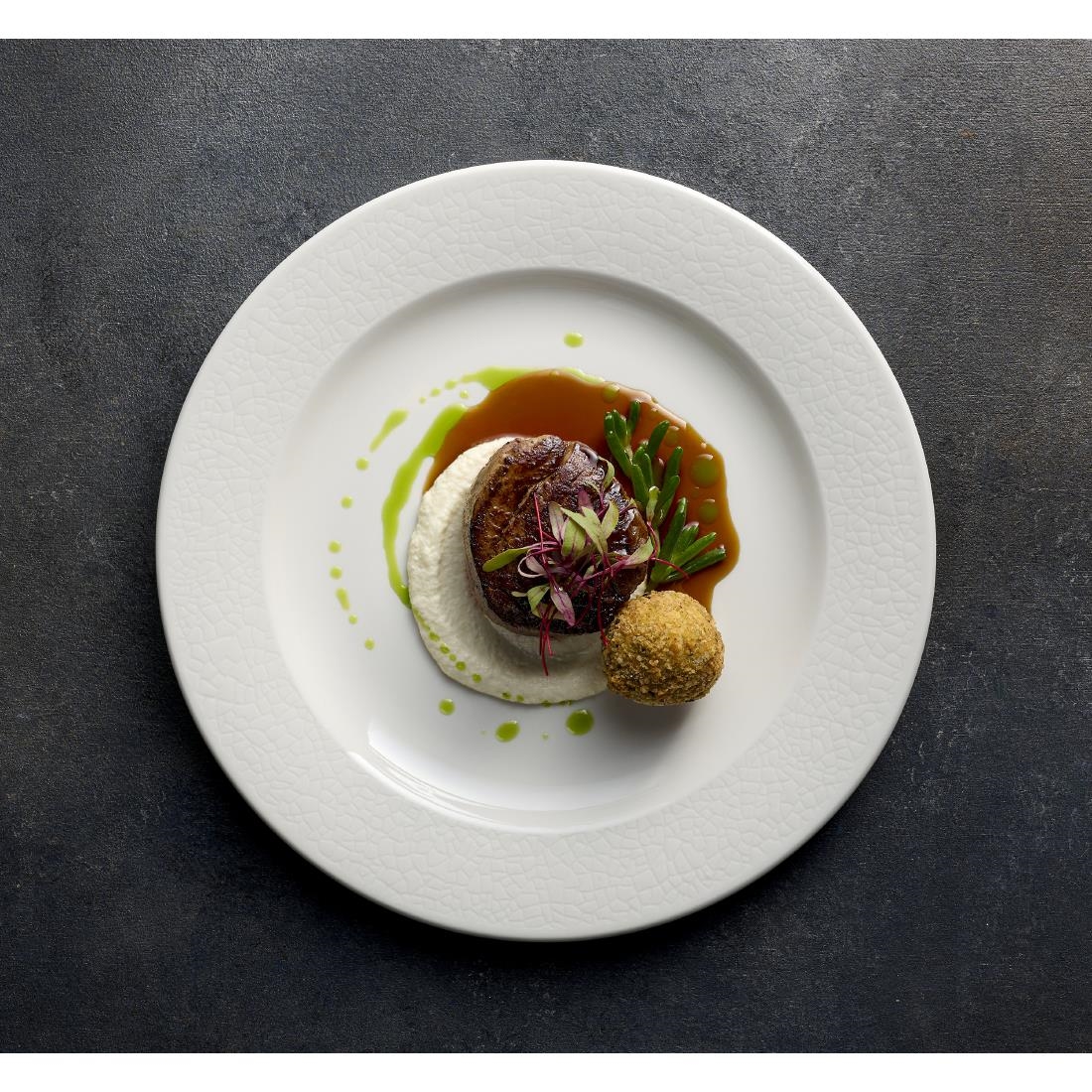 Churchill Viana Plates White 210mm 12 Pack (JF605)