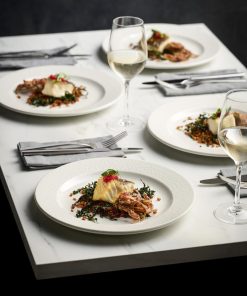 Churchill Viana Plates White 210mm 12 Pack (JF605)