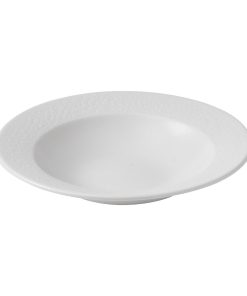 Churchill Viana Rimmed Bowls White 249ml 12 Pack (JF608)