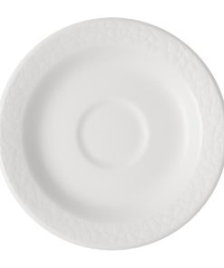 Churchill Viana Saucers White 128mm 12 Pack (JF610)