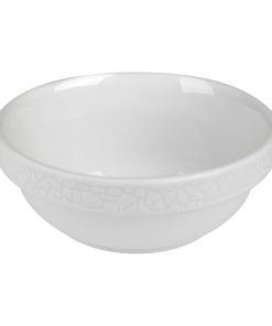 Churchill Viana Stacking Bowls White 280ml 6 Pack (JF611)