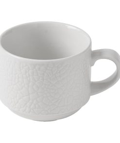 Churchill Viana Stacking Cups White 220ml 12 Pack (JF619)