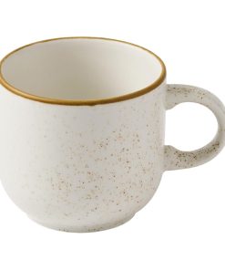 Churchill Stonecast Bubble Mugs Barley White 280ml 12 Pack (JF630)