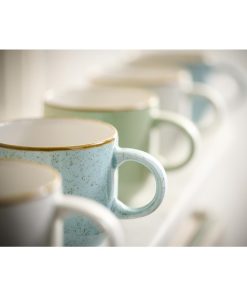 Churchill Stonecast Bubble Mugs Barley White 227ml 12 Pack (JF631)