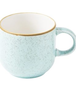 Churchill Stonecast Bubble Mugs Duck Egg Blue 340ml 12 Pack (JF633)