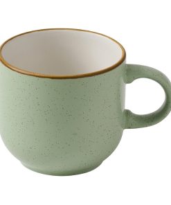 Churchill Stonecast Bubble Mugs Sage Green 280ml 12 Pack (JF638)