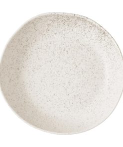 Churchill Stonecast Natural Organic Deep Bowls Barley White 250mm 6 Pack (JF640)