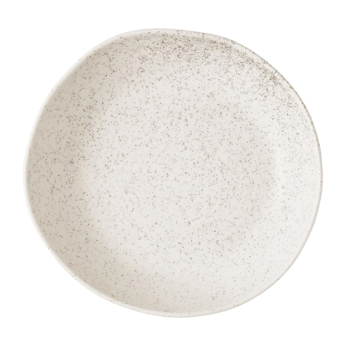 Churchill Stonecast Natural Organic Deep Bowls Barley White 250mm 6 Pack (JF640)